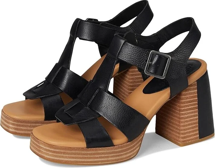 Kork-Ease Macey Women's Sandals Black : 11 M, Leather/Rubber