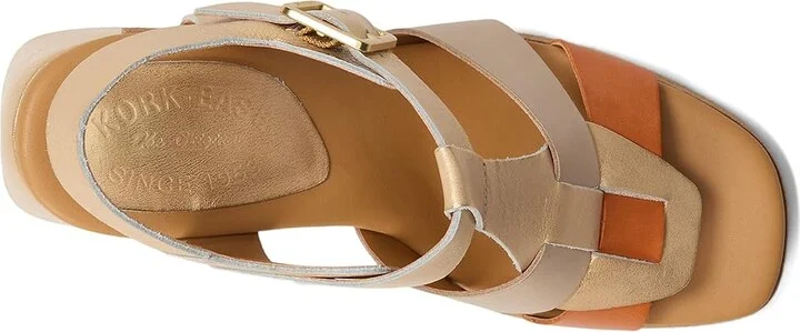 Kork-Ease Macey Women's Sandals Gold Cold/Nude/Fanta : 6 M, Leather/Rubber - Image 2
