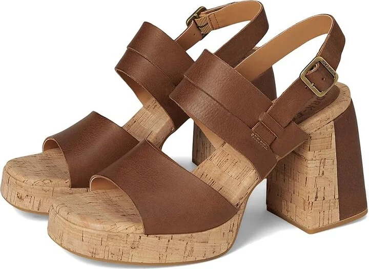 Kork-Ease Maxi Women's Sandals Brown Terra : 9 M, Leather/Rubber