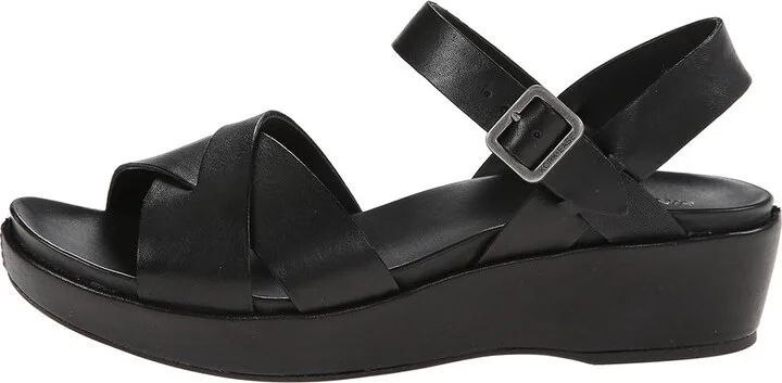 Kork-Ease Myrna 2.0 Women's Wedge Shoes Black F/G : 6 M, Leather - Image 7