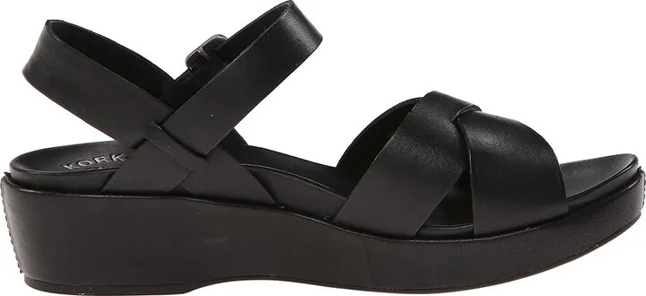 Kork-Ease Myrna 2.0 Women's Wedge Shoes Black F/G : 6 M, Leather - Image 8