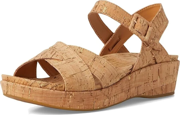 Kork-Ease Myrna 2.0 Women's Wedge Shoes Cork Gold : 11 M, Leather - Image 5
