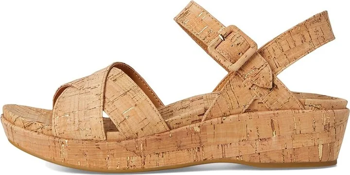Kork-Ease Myrna 2.0 Women's Wedge Shoes Cork Gold : 11 M, Leather - Image 6