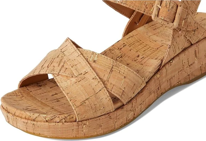 Kork-Ease Myrna 2.0 Women's Wedge Shoes Cork Gold : 11 M, Leather - Image 7
