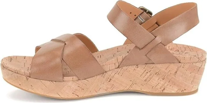 Kork-Ease Myrna 2.0 Women's Wedge Shoes Golden Sand F/G : 6 M, Leather - Image 7
