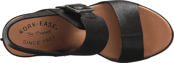 Kork-Ease San Carlos High Women's Heels Black Full Grain Leather : 7 M - Image 3