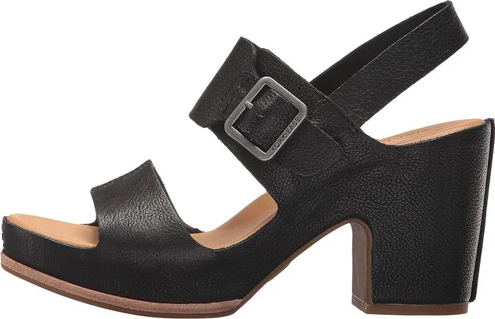 Kork-Ease San Carlos High Women's Heels Black Full Grain Leather : 7 M - Image 7