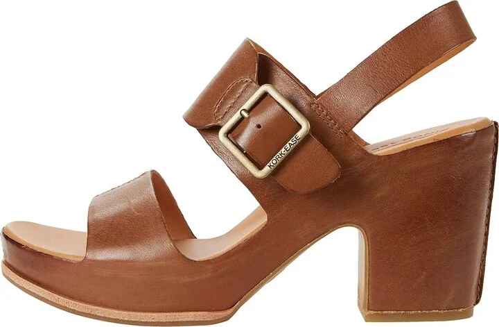 Kork-Ease San Carlos High Women's Heels Brown : 6 M, Leather - Image 6