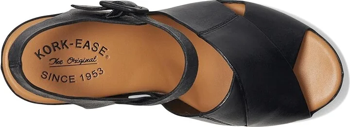 Kork-Ease San Isabel Women's Sandals Black : 11 M, Leather - Image 2