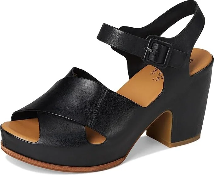 Kork-Ease San Isabel Women's Sandals Black : 11 M, Leather - Image 5