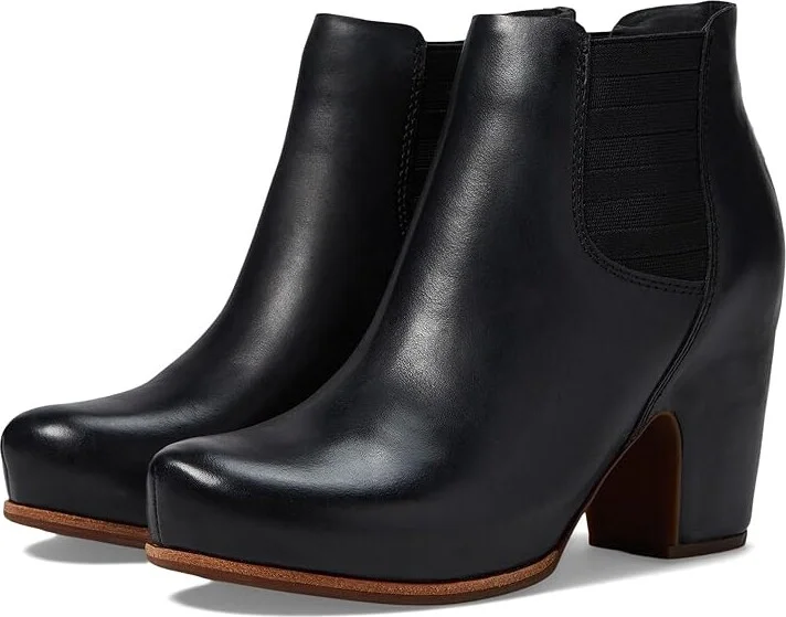 Kork-Ease Shirome Women's Zip Boots Black Full Grain : 9.5 M, Leather
