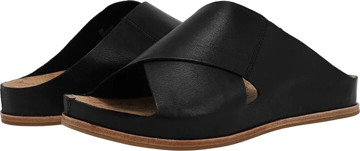 Kork-Ease Tutsi Cross Band Women's Shoes Black : 6 M, Leather