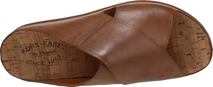 Kork-Ease Tutsi Cross Band Women's Shoes Brown : 6 M, Leather - Image 2