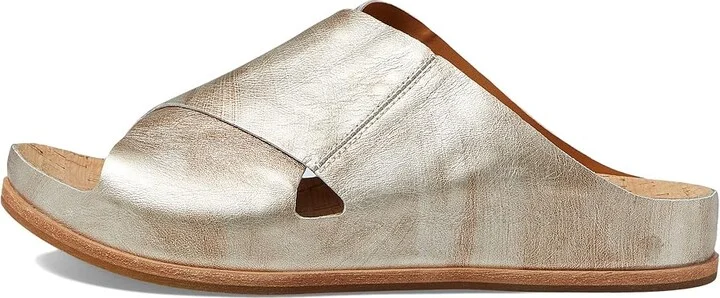 Kork-Ease Tutsi Cross Band Women's Shoes Light Gold : 6 M, Leather - Image 5