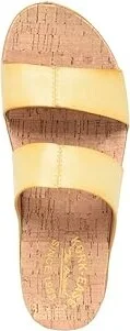 Kork-Ease Tutsi Dual Band Women's Sandals Yellow : 6 M, Leather - Image 2