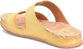 Kork-Ease Tutsi Dual Band Women's Sandals Yellow : 6 M, Leather - Image 4