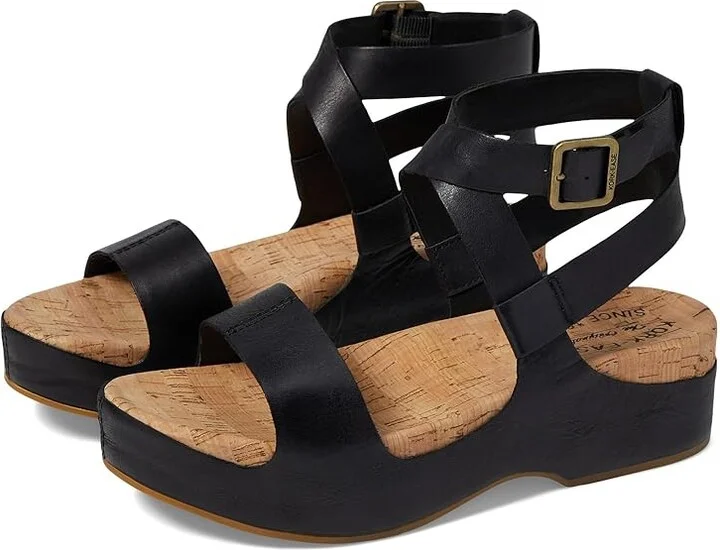 Kork-Ease Yadira Women's Sandals Black : 8 M, Leather