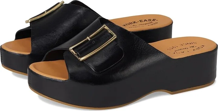 Kork-Ease York Women's Sandals Black : 8 M, Leather