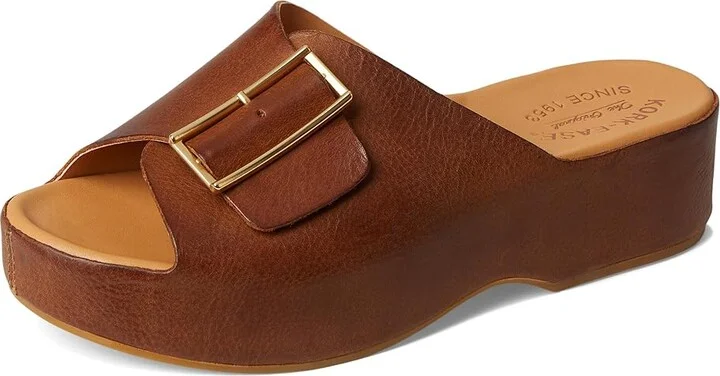 Kork-Ease York Women's Sandals Brown Terra : 10 M, Leather - Image 5
