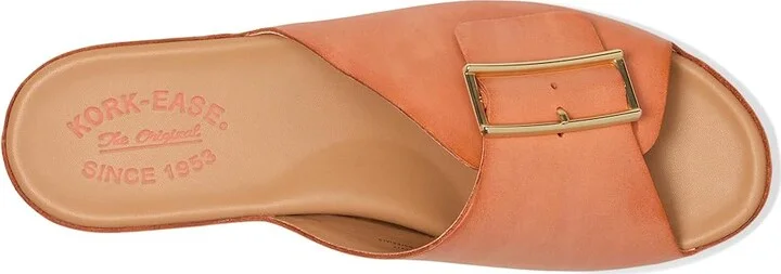 Kork-Ease York Women's Sandals Orange Fanta : 10 M, Leather - Image 2