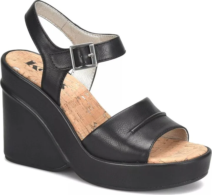 Korks Bardot Wedge Sandal