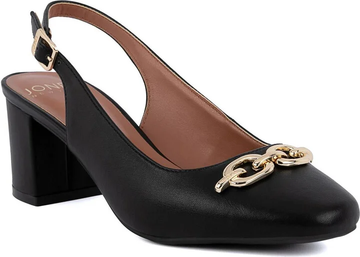 KORLA Womens Adjustable Man Made Block Heels
