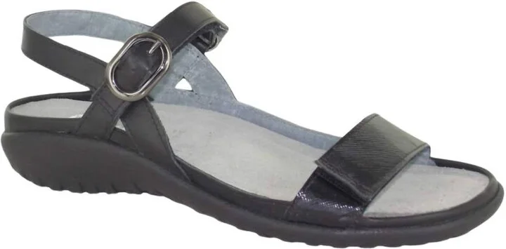Koru Mozota Sandals In Black Luster