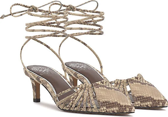 Kota Ankle-Wrap Kitten Heels - Image 2