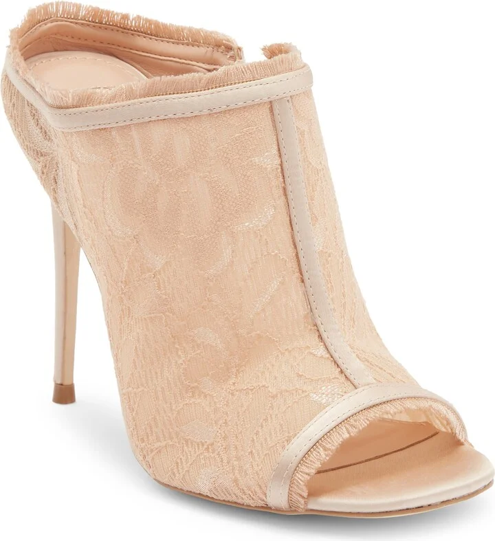 Kourt Open Toe Jacquard Mule