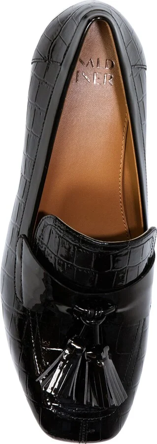 Kressida Croc Embossed Tassel Loafer - Image 4
