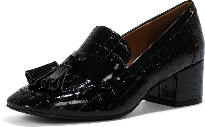 Kressida Croc Embossed Tassel Loafer - Image 8