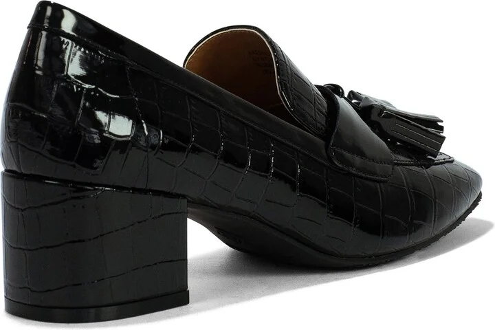 Kressida Croc Embossed Tassel Loafer - Image 9