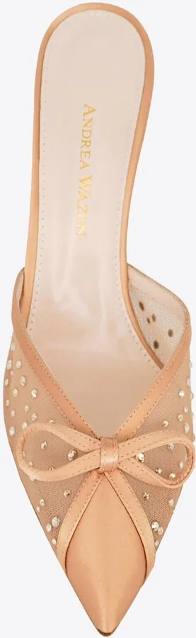 Kris 75 Mesh Glitz Mules - Image 3
