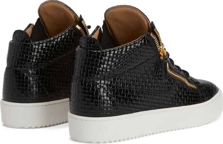 Kris woven-leather sneakers - Image 3