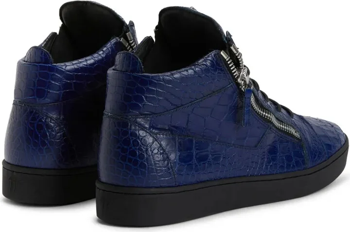 Kriss crocodile-effect sneakers - Image 3