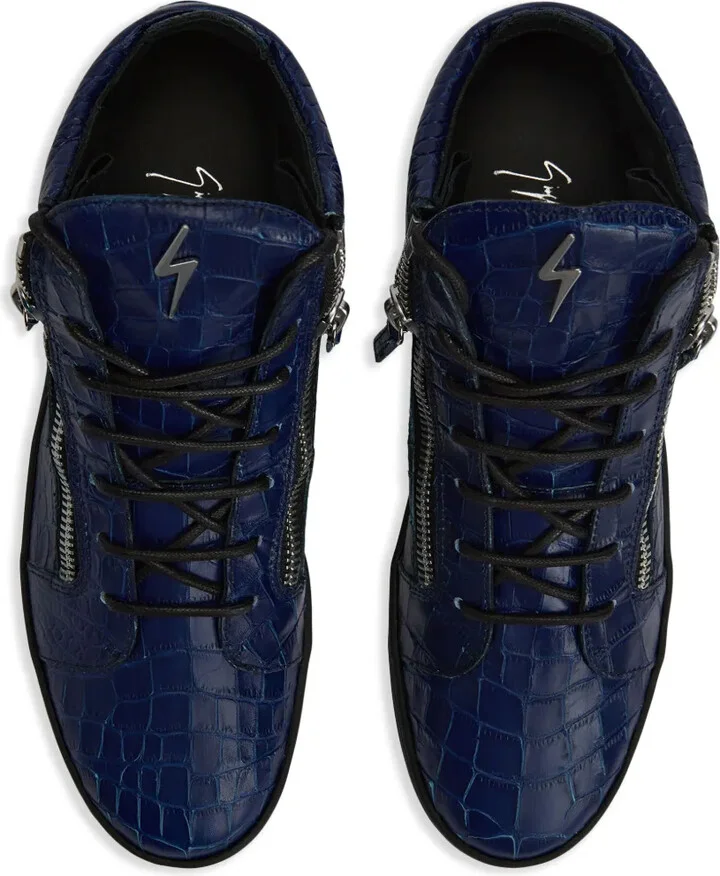 Kriss crocodile-effect sneakers - Image 4