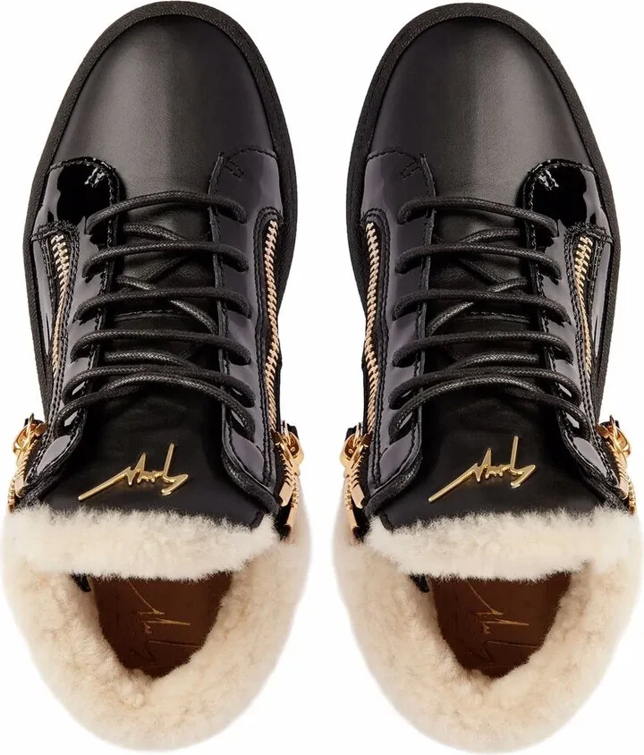 Kriss leather mid-top sneakers - Image 4