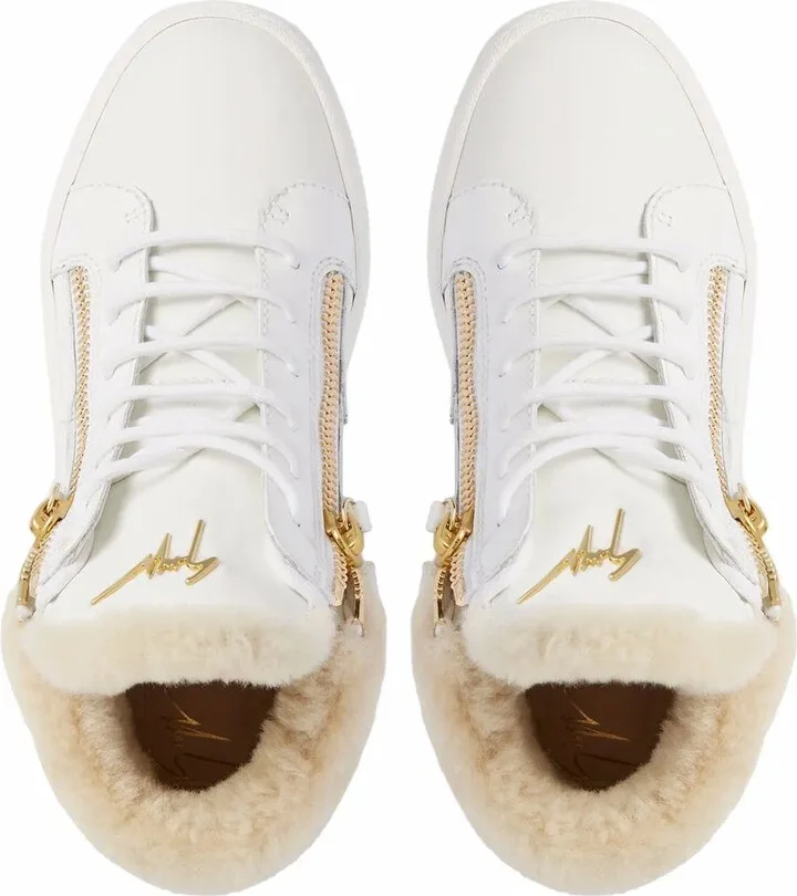 Kriss leather mid-top sneakers - Image 4