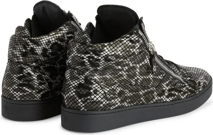 Kriss leopard-print hi-top sneakers - Image 3