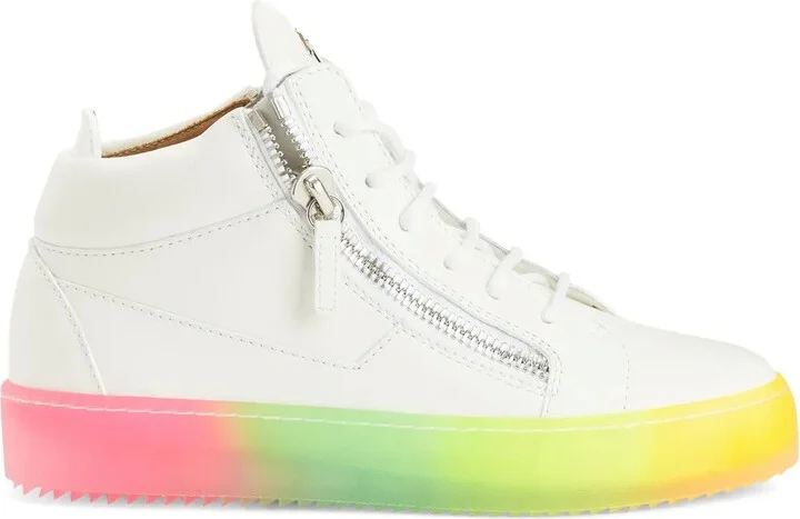 Kriss rainbow-print sneakers