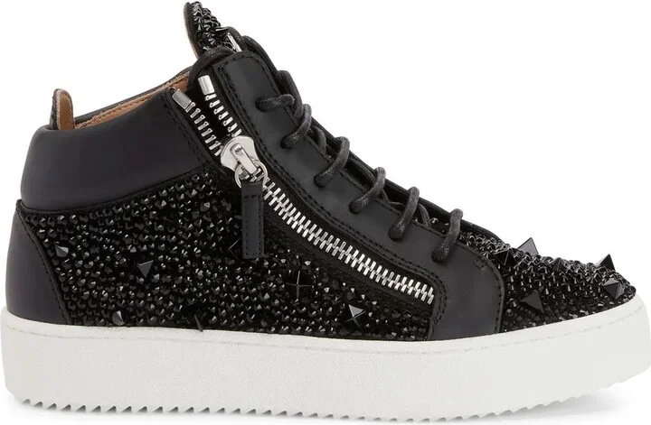 Kriss rhinestone-embellished sneakers