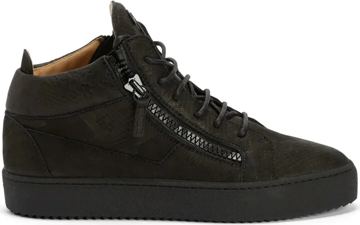 Kriss snakeskin-effect sneakers
