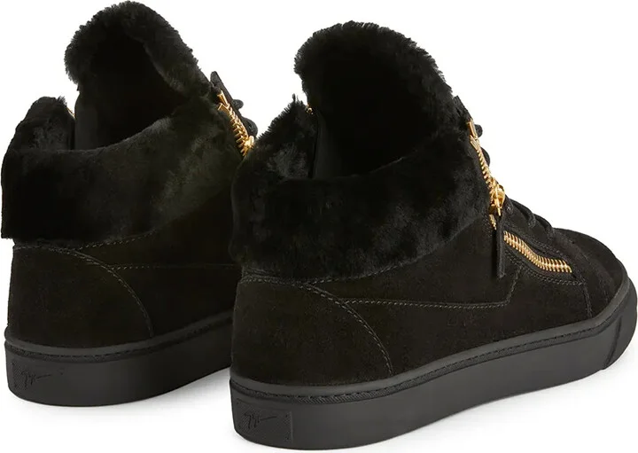 Kriss suede mid-top sneakers - Image 3