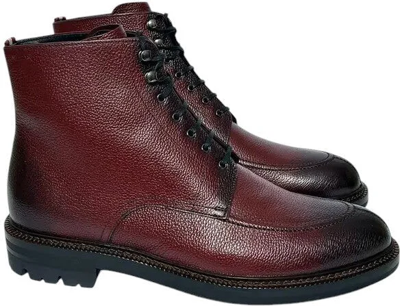 Kristan 6239770 Men's Heritage Red Embossed Leather Boots