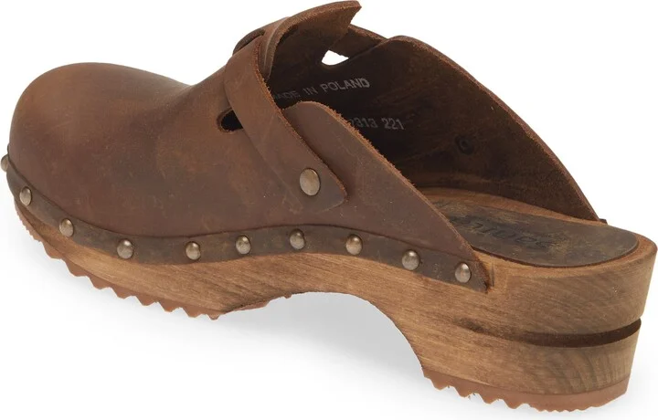 Kristel Stud Leather Clog - Image 2