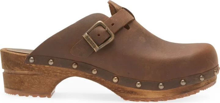 Kristel Stud Leather Clog - Image 3