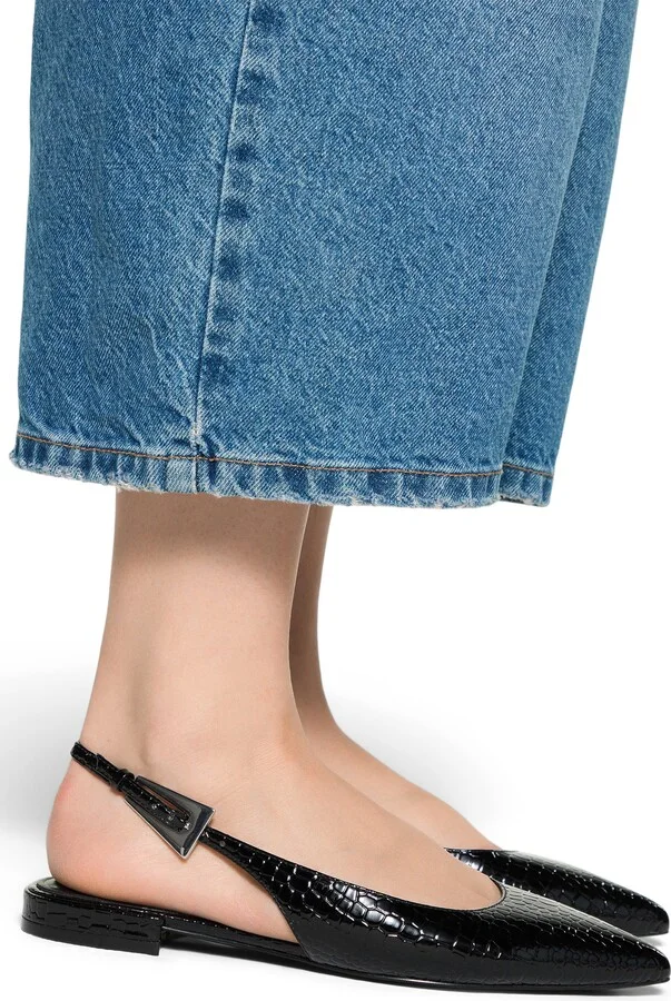 Kristell Pointed Toe Slingback Flat - Image 2