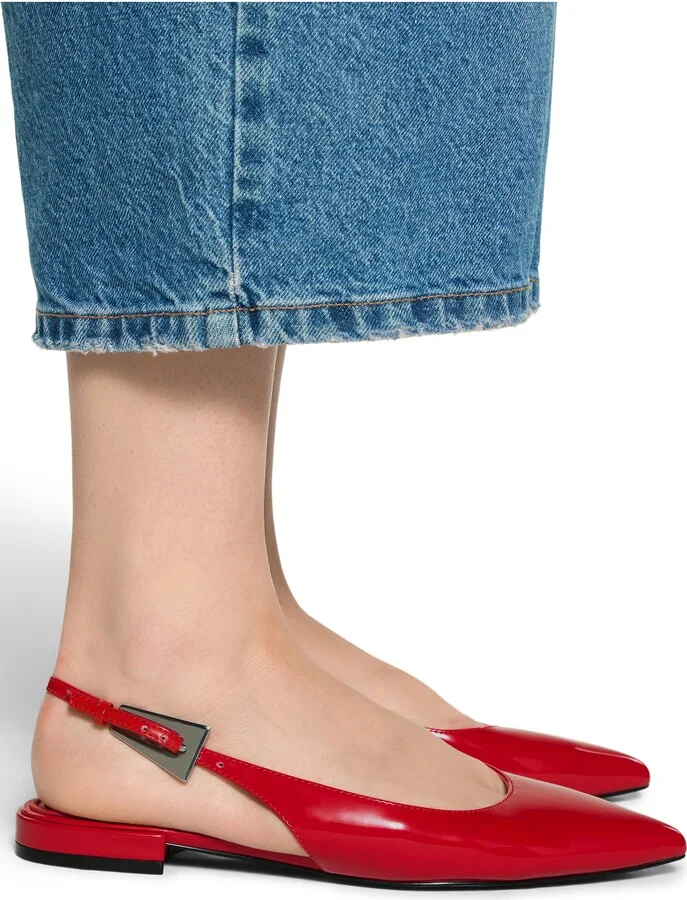 Kristell Pointed Toe Slingback Flat - Image 10