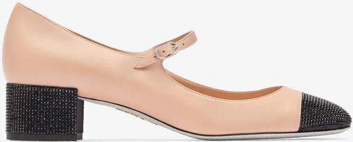 Kristen 40 Two-Tone Crystal Pumps