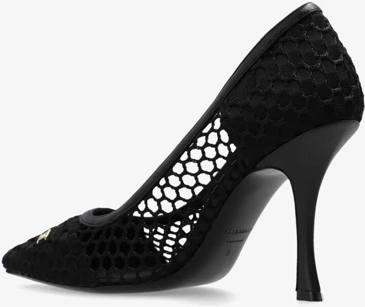 Kristen 95 Vara Bow Mesh Pumps - Image 2